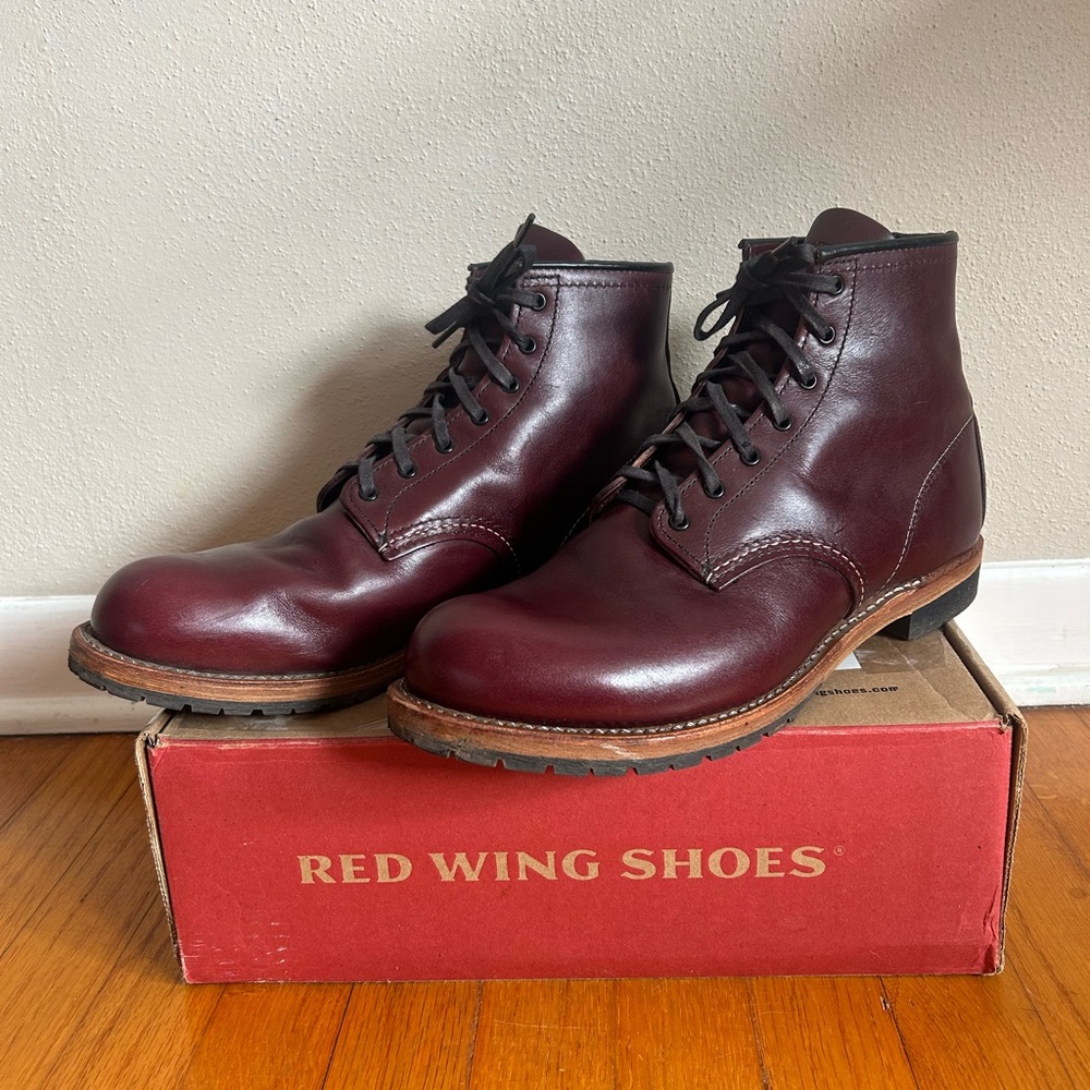 Red wing heritage boots 9011 Beckman Black Cherry 10.5D